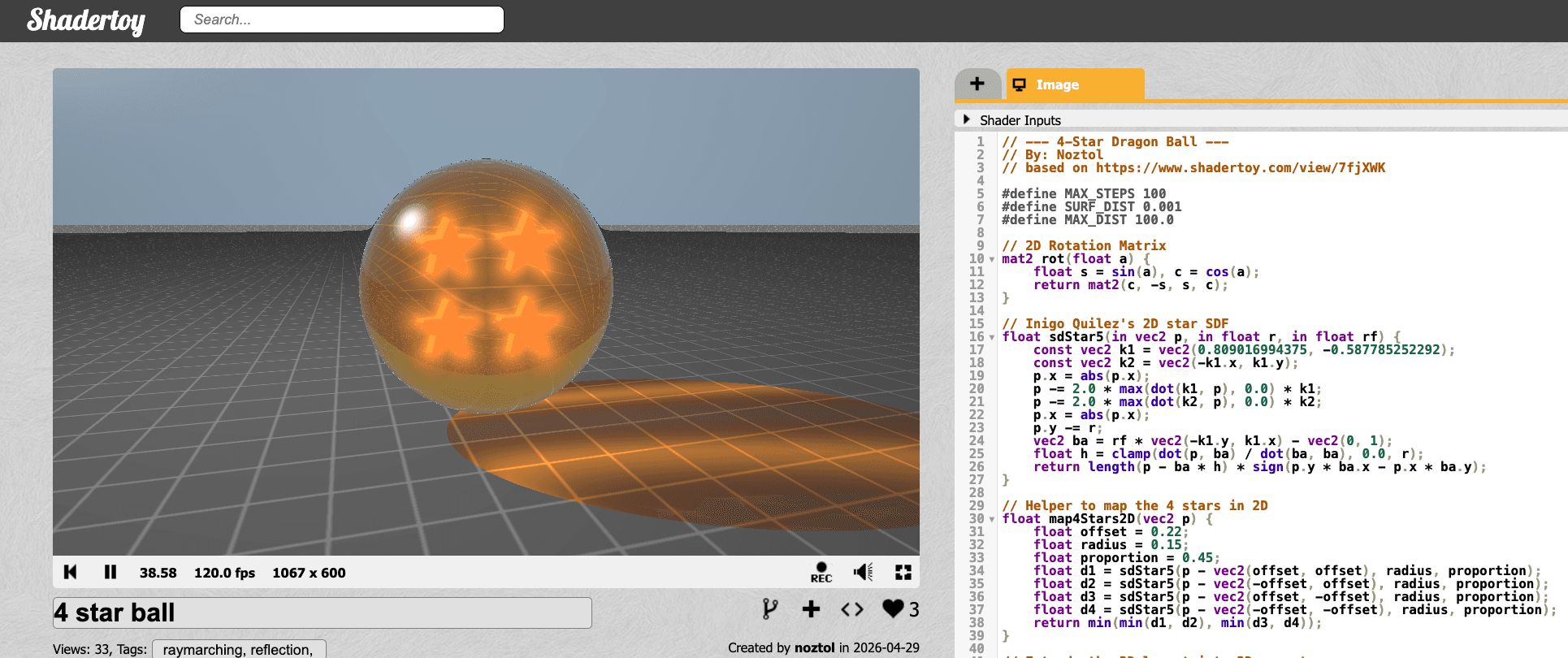 The Geometry of Dragon Ball: A Deep Dive into SDFs and Raymarching